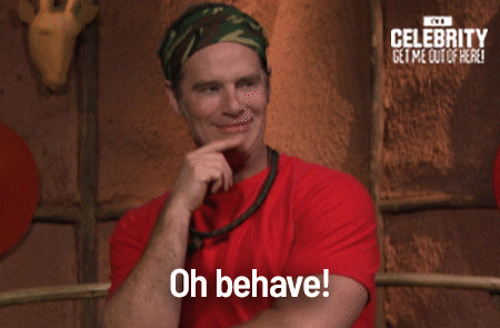 Oh Behave Luke Celebrity Reality Show Contestant GIF