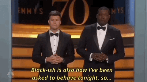 Oh Behave Michael Che Emmy Awards GIF