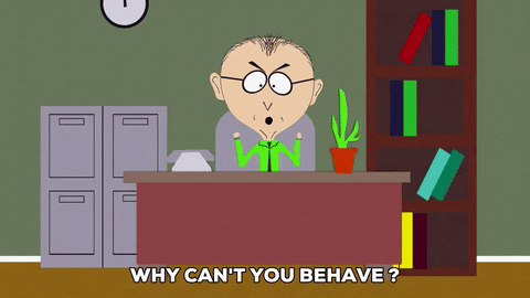 Oh Behave Mr Mackey South Park GIF