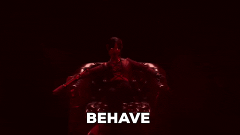 Oh Behave Scary Dark Entity Red Room GIF