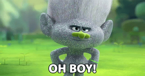 Oh Boy Trolls Guy Diamond GIF