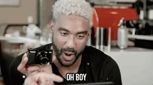 Oh Boy Blonde Livestream Camera GIF