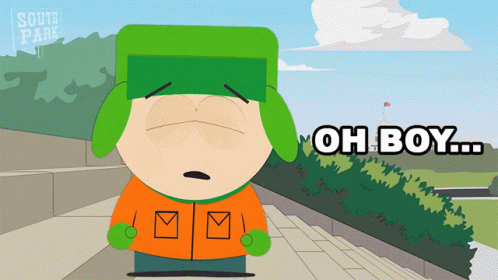 Oh Boy Kyle Broflovski South Park GIF
