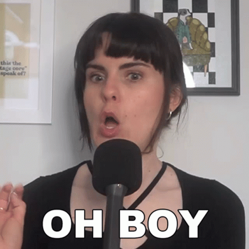 Oh Boy Woman Livestream GIF