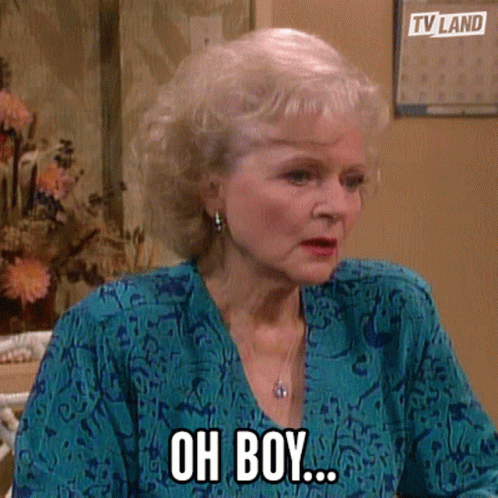 Oh Boy Blonde Betty White GIF
