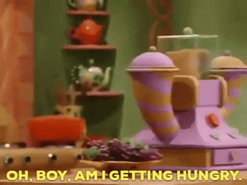 Oh Boy Barney Am I Getting Hungry GIF