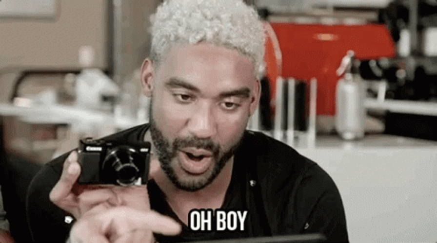 Oh Boy Blonde Livestream Camera GIF