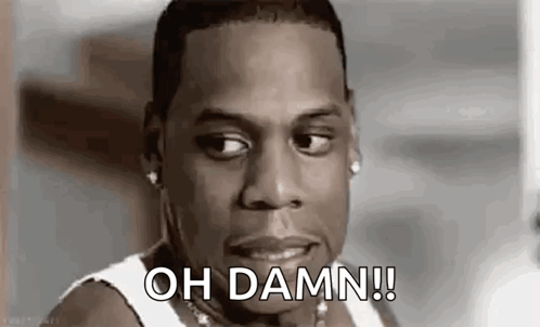 Oh Damn Awkward Jay Z GIF