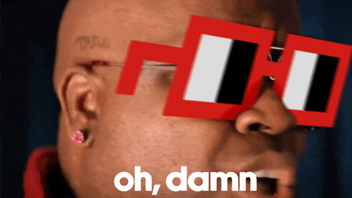 Oh Damn Ceelo Green Funny Sunglasses GIF