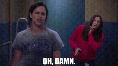 Oh Damn Chelsea Peretti Brooklyn Nine Nine GIF
