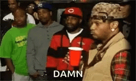 Oh Damn Rap Battle Funny Face GIF