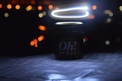 Oh Fudge Jar at Night