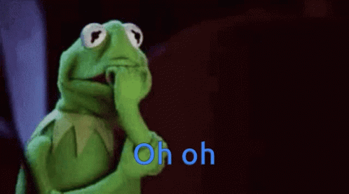 Kermit The Frog Oh Oh GIF