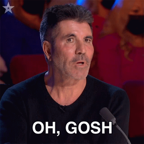 Simon Cowell Oh Gosh GIF