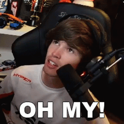 Streamer Guy Oh My Goodness GIF