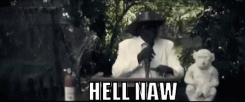 Bishop Bullwinkle Oh Hell To The No GIF