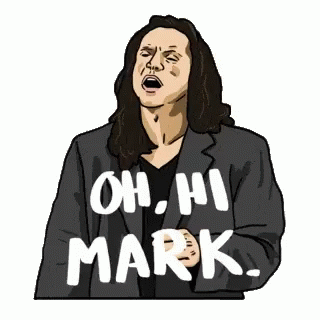 Oh Hi Mark Cartoon GIF