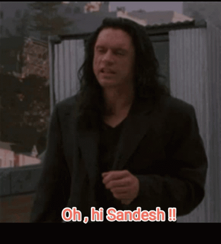 Oh Hi Mark Sandesh GIF