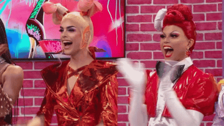 Oh Hi We're The Drag Queen GIF