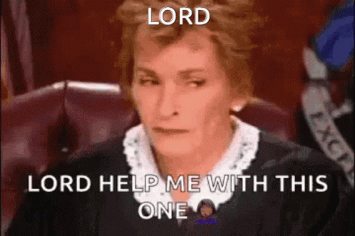 Oh Lord Judge Judy Want Help For This One GIF