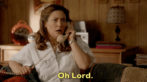 Oh Lord She Receive A Bad News GIF