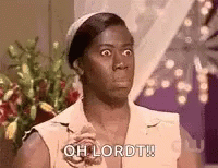 Oh Lord She Shocked What She Saw GIF