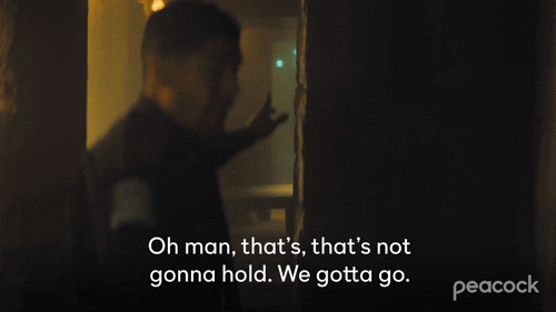 Oh Man Scared Man Worried Reaction GIF