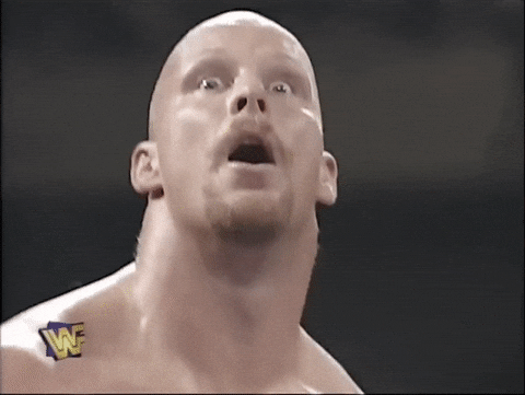 Oh Man Shocked Reaction Steve Austin GIF