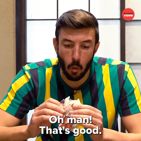 Oh Man That's Good Athlete Enjoying Food GIF