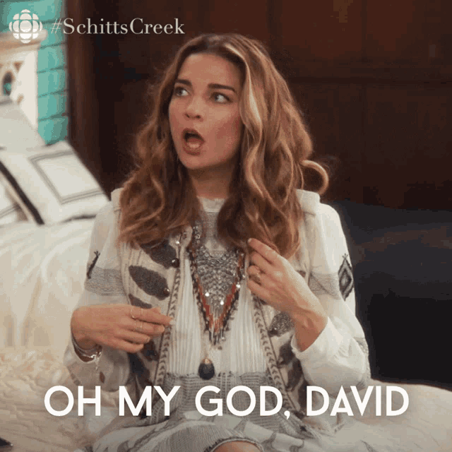 Oh My God David Annie Murphy Gif GIF