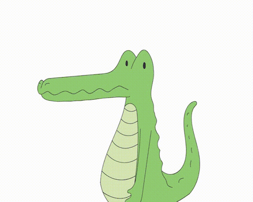 Oh No Crocodile Cartoon GIF