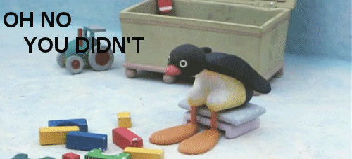 Oh No You Didn't Funny Penguin GIF