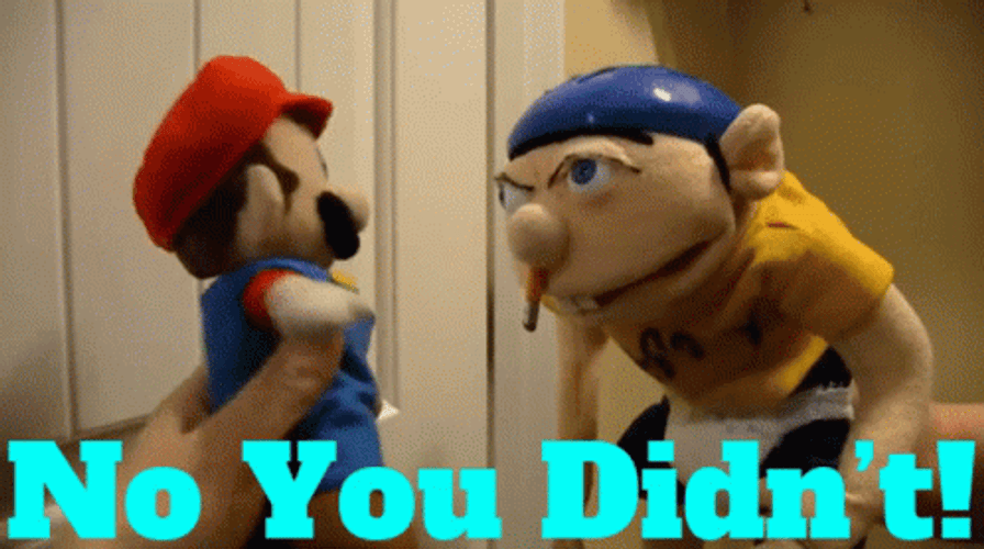 Oh No You Didn't Jeffy And Mario GIF