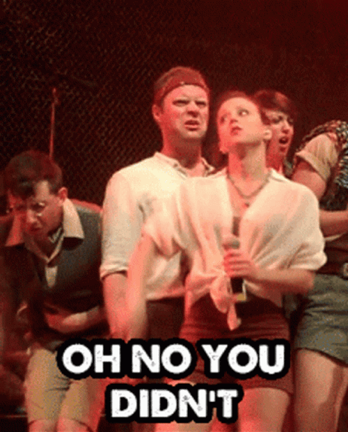 Oh No You Didn't Sassy Girl Shaking GIF