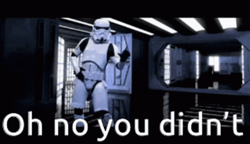 Oh No You Didn't Star Wars GIF