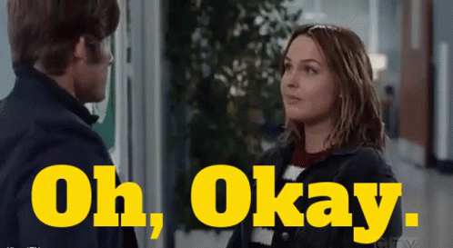 Oh Okay Girl And Boy Chat GIF