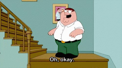 Oh Okay Peter Griffin GIF