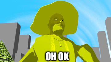 Oh Okay Yellow Green Man GIF