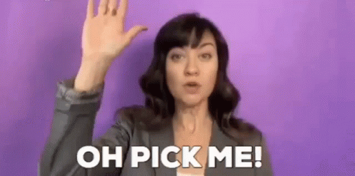 Oh Pick Me I'm Here GIF