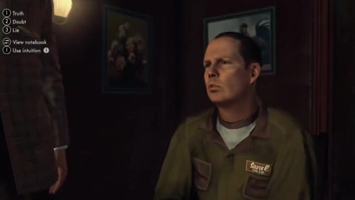 Oh Really Reaction La Noire GIF