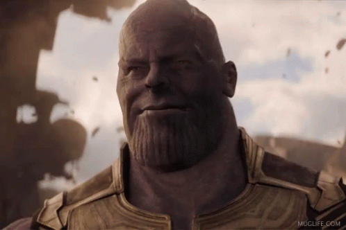Oh Snap Thanos GIF