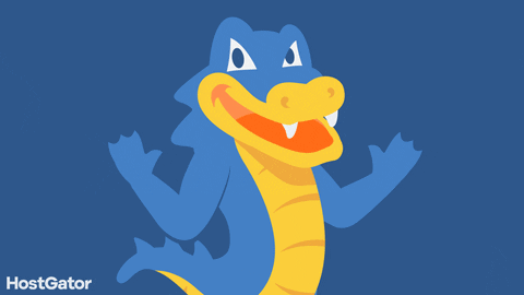 Oh Stop It You Animated Blue Crocodile GIF