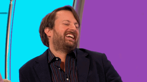 Oh Stop It You David Mitchell Laughing GIF