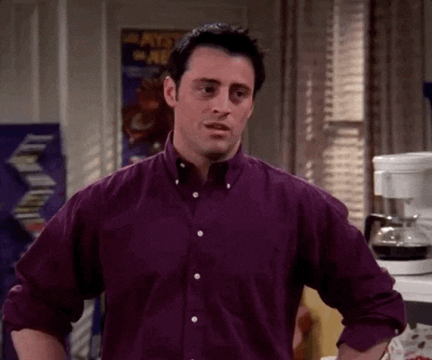 Oh Stop It You Friends Joey Tribbiani GIF