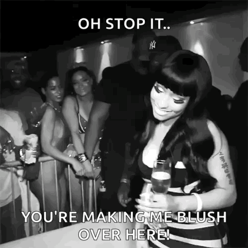 Oh Stop It You're Making Me Blush GIF