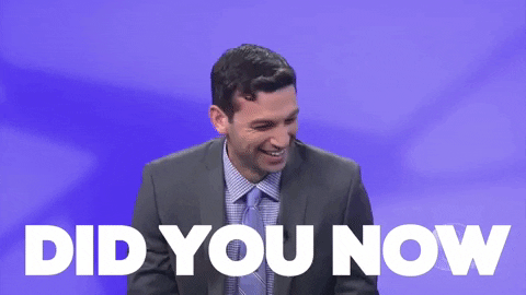 Oh Sure Did You Know GIF