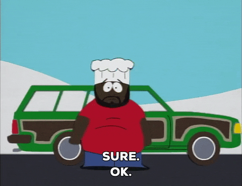 Oh Sure Ok Chef South Park GIF