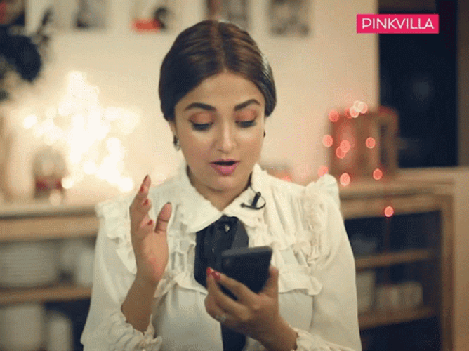 Oh Wow Woman On Phone GIF