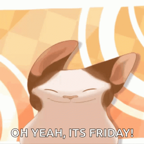 Oh Yeah Its Friday Pop Cat GIF