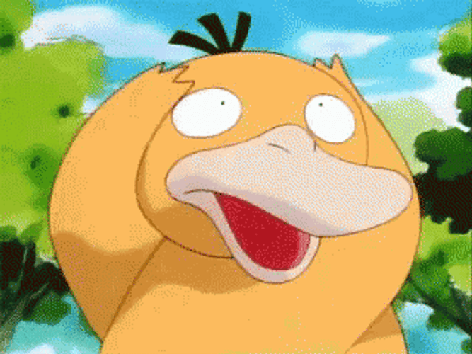 Oh You Oh Stop Psyduck Flattered Blushing Shy GIF